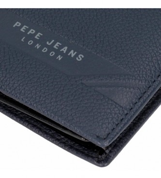 Pepe Jeans Leather briefcase Basingstoke Vertical Navy