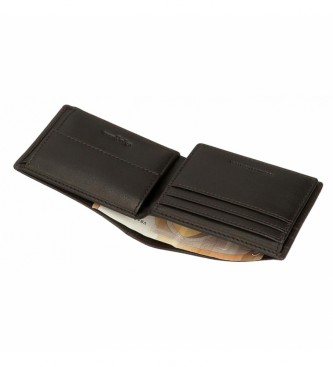 Pepe Jeans Usnjena denarnicaBasingstoke Brown -11x8x1cm