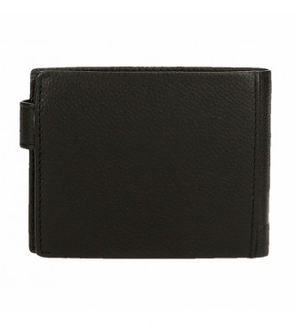 Pepe Jeans Pjl Basingstoke Black wallet with click closure