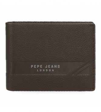 Pepe Jeans Pepe Jeans Basingstoke Leather Wallet Brown