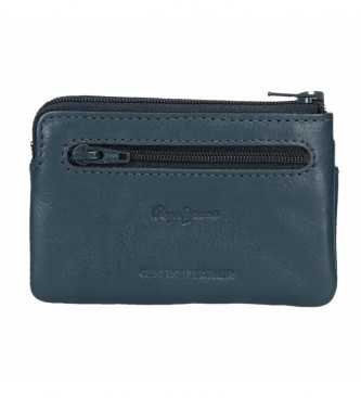 Pepe Jeans Chief Leather Purse Blue