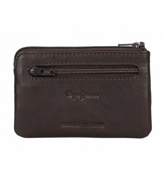 Pepe Jeans Pepe Jeans Leather Wallet - Card Holder Chief Marron