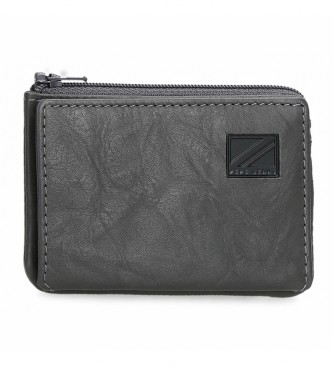 Pepe Jeans Pepe Jeans Chief Leather Wallet - Card Holder Grey