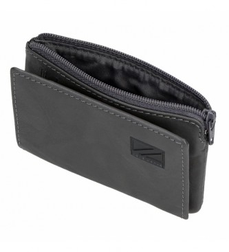 Pepe Jeans Pepe Jeans Chief Leather Wallet - Card Holder Grey