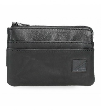 Pepe Jeans Pepe Jeans Chief Leather Wallet with Card Holder Black