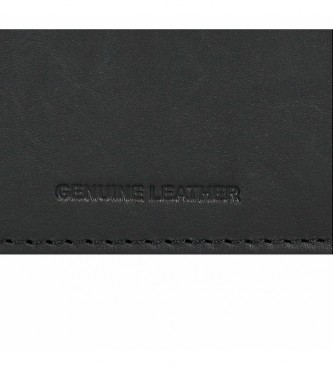 Pepe Jeans Pepe Jeans Chief Leather Wallet with Card Holder Black