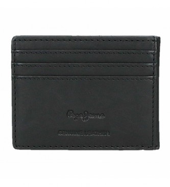 Pepe Jeans Pepe Jeans Chief Leather Card Holder Black