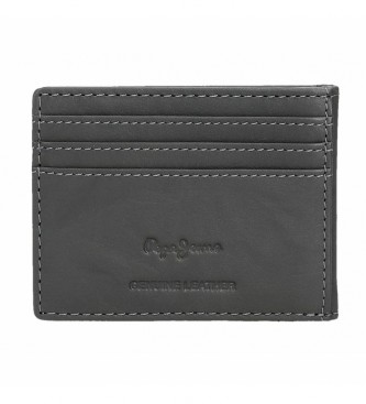 Pepe Jeans Pepe Jeans Chief Grey leather card holder