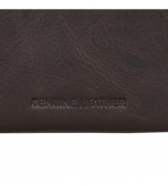 Pepe Jeans Leather wallet Chief Marron