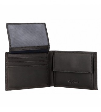 Pepe Jeans Hilltop Leather Wallet Navy