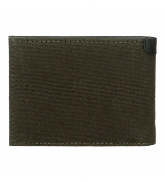 Pepe Jeans Hilltop Leather Wallet Dark Green