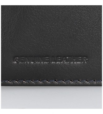 Pepe Jeans Kingdom vertical leather wallet Navy