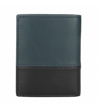Pepe Jeans Kingdom vertical leather wallet Navy