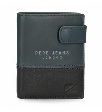 Pepe Jeans Kingdom Marino Portemonnaie aus Leder mit Klickverschluss