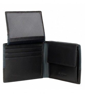 Pepe Jeans Leather wallet Kingdom Marino
