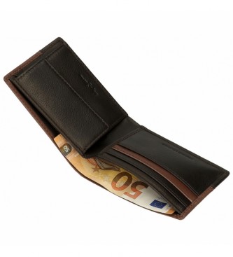 Pepe Jeans Pepe Jeans Kingdom Brown leather wallet