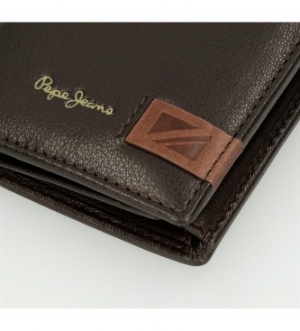 Pepe Jeans Strand Brown leather purse