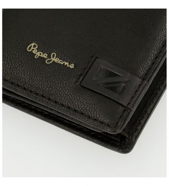 Pepe Jeans Pepe Jeans Strand Leather Wallet - Card Holder Black