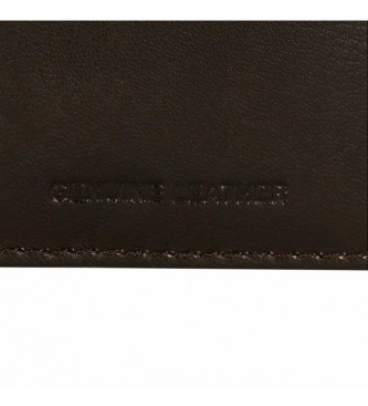Pepe Jeans Pjl Strand Brown wallet with click closure