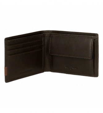 Pepe Jeans Pepe Jeans Strand Leather Wallet Brown