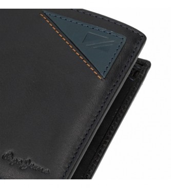 Pepe Jeans Pepe Jeans Striking Leather Wallet - Card Holder Navy Blue