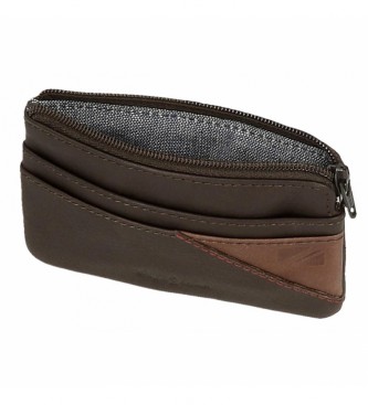 Pepe Jeans Pepe Jeans Striking Leather Wallet with Card Holder Brown
