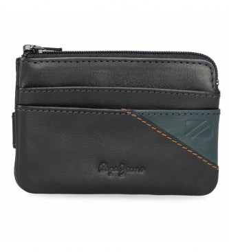 Pepe Jeans Pepe Jeans Striking Leather Wallet with Card Holder Navy Blue