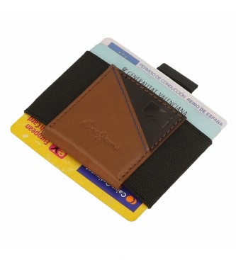 Pepe Jeans Pepe Jeans Striking beige leather card holder