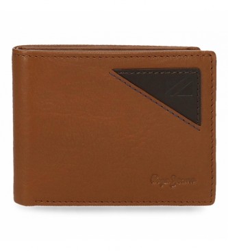 Pepe Jeans Striking Beige leather wallet
