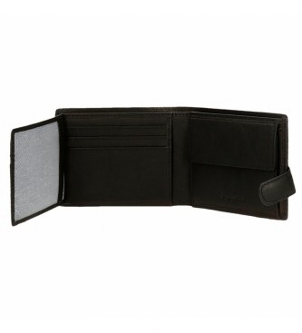 Pepe Jeans Pjl Striking Black wallet with click clasp closure