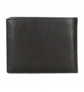 Pepe Jeans Udarna usnjena denarnica z držalom za kartice Marine