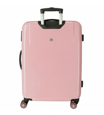 Joumma Bags Mickey Outline Pink Kofferset -38x55x20cm