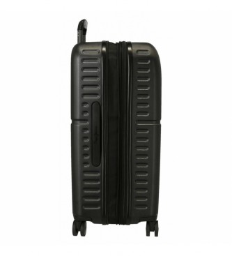 Pepe Jeans Set di valigie Laila nere rigide 55-70cm nere
