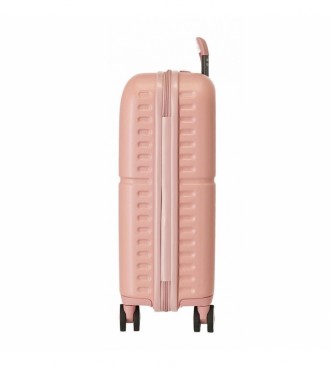 Pepe Jeans Juego de maletas Laila rosa claro rígidas 55-70cm rosa