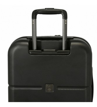 Pepe Jeans Set valigia rigida Jane Black 55-70 cm nera