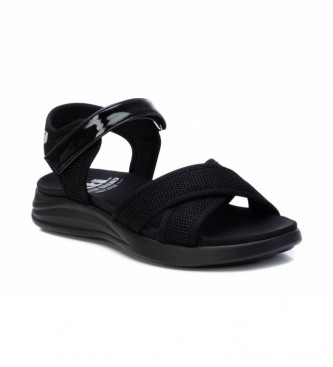 Xti Black sport sandals