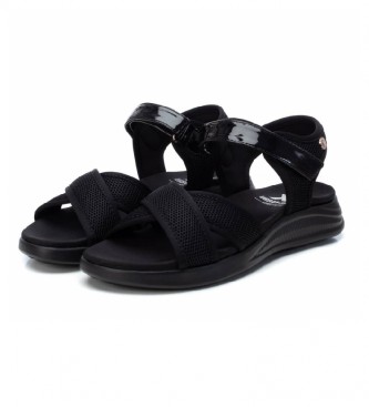 Xti Black sport sandals