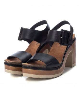 Refresh Sandals 072683 black Heel height: 10cm