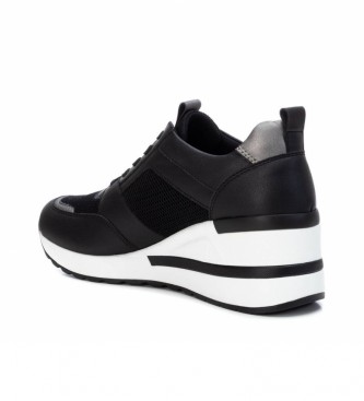 Refresh Sneakers 079219 black -Height cua 6 cm
