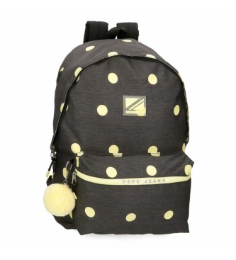 Pepe Jeans Pepe Jeans Leire backpack adaptable to trolley black -31x44x15cm