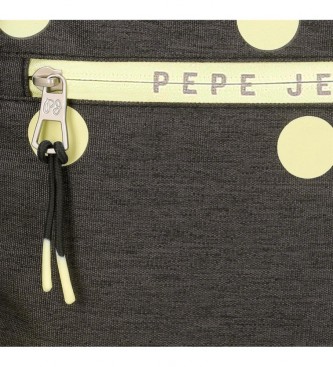 Pepe Jeans Pepe Jeans Leire rugzak aanpasbaar aan trolley zwart -31x44x15cm