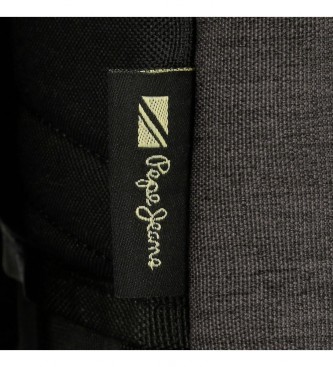 Pepe Jeans Pepe Jeans Leire plecak przystosowany do wózka czarny -31x44x15cm