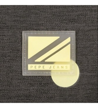 Pepe Jeans Mochila Pepe Jeans Leire mochila preta -35x46cm