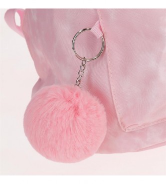 Pepe Jeans Dwukomorowy plecak Holi w kolorze różowym