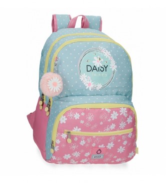 Enso Enso Daisy school backpack double compartment pink