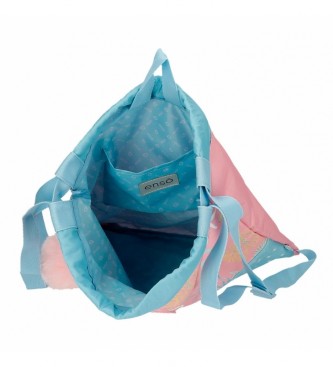 Enso Manter a mochila Oceans Clean saco azul, rosa