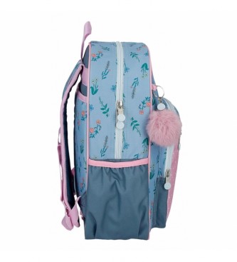 Enso Adaptowalny plecak szkolny Enso We Love Flowers różowy
