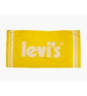 Levi's Trinkets badstof handdoek geel
