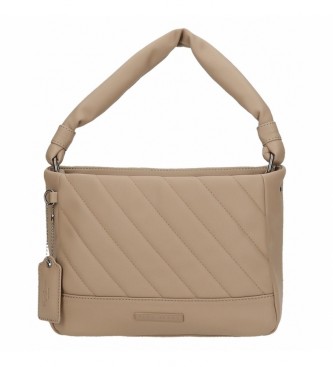 Pepe Jeans Kylie Taupe Satchel Tasche