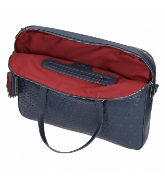 Pepe Jeans Pepe Jeans Essence navy laptop bag adaptable computer case